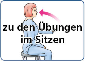 Schwindelübungen im Sitzen